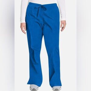 *NEW SCRUB PANTS* Cherokee Women's Bright Blue Straight Leg Pants